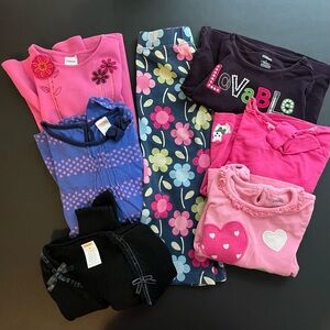 Little Girl 7-piece Gymboree lot; Size 3/3T